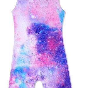 Gymnastics Space Leotard for Girl- Size 5/6
